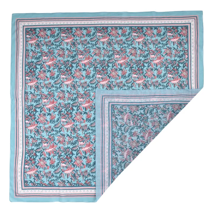 Foulard Capucine - Collection Femme | Bleu canard- Image produit n°5