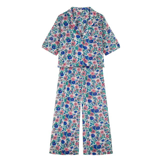 Pijama de algodón ecológico Louka - Colección Mujer | Azul