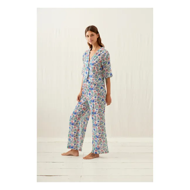 Pyjama Louka Coton Bio - Collection Femme | Bleu