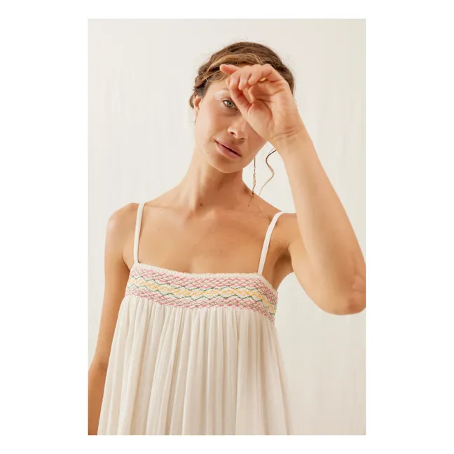 Marcelina organic cotton dress - Women's collection | Ecru