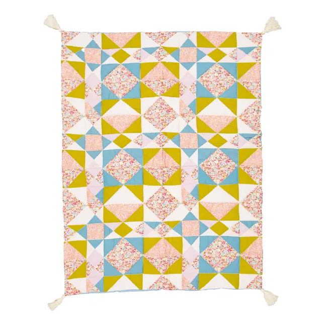 Aneka patchwork blanket | Multicoloured