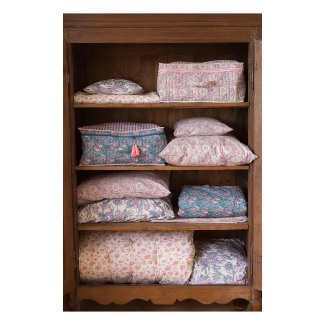 Taty storage bag in organic cotton | Pink