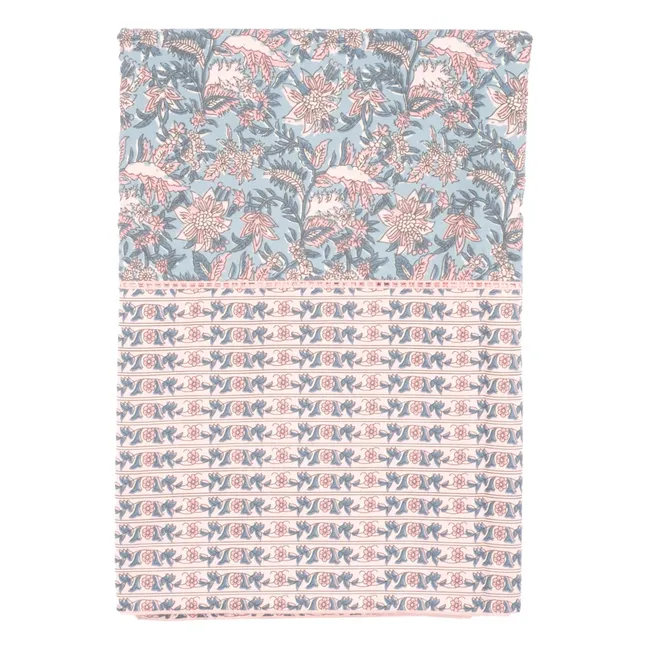 Carla Organic Cotton Tablecloth | Blue