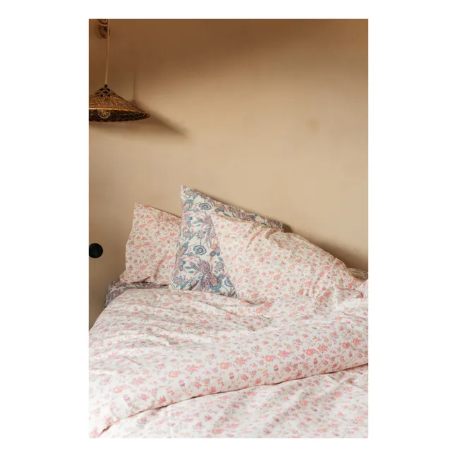 Bettbezug aus Bio-Baumwolle Noemie | Cremefarben