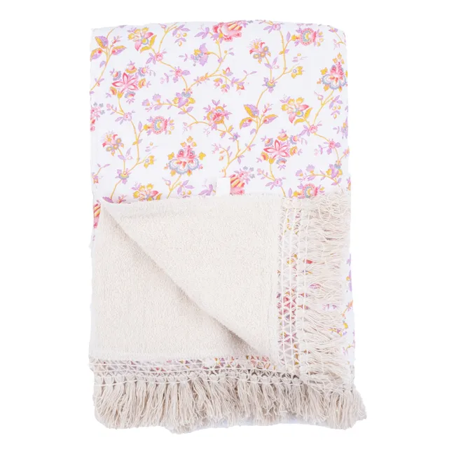 Lana beach towel in organic cotton | Cream