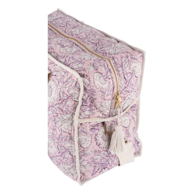 Lilio Organic Cotton Overnight Bag | Pink