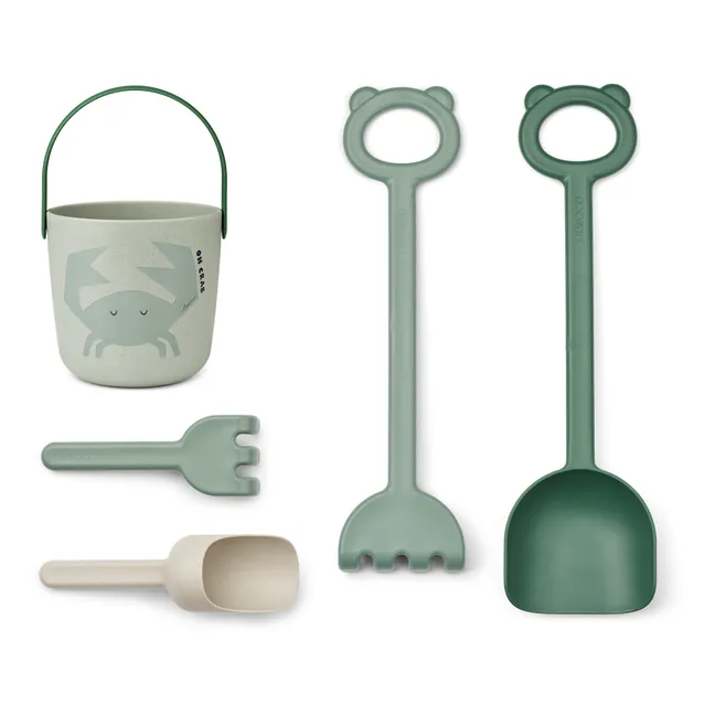 Harper beach bucket and accessories | Crab multi mix