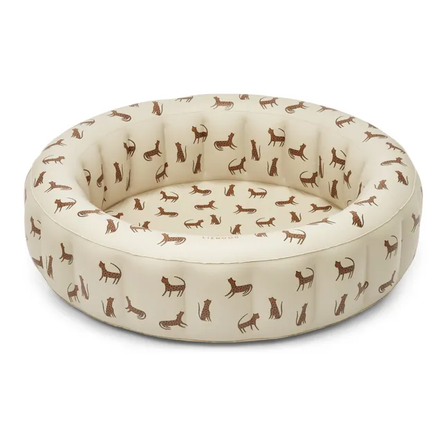 Aufblasbarer Swimmingpool Jeannette | Leopard/Sandy
