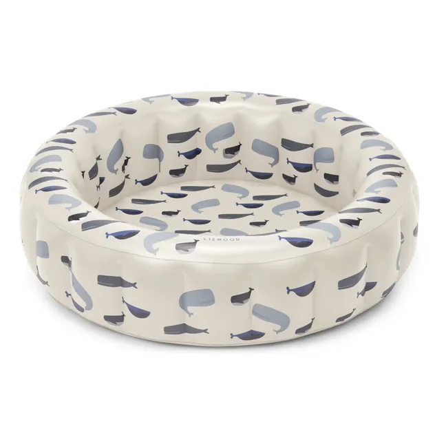 Aufblasbarer Swimmingpool Jeannette | Whales/Cloud blue