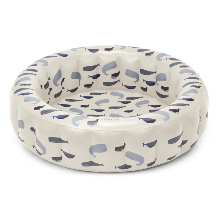 Piscine gonflable Jeannette | Whales/Cloud blue- Image produit n°0