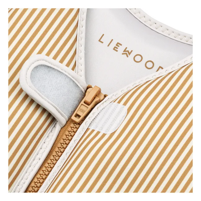 Gilet de natation Dove | Stripe Sandy/golden caramel