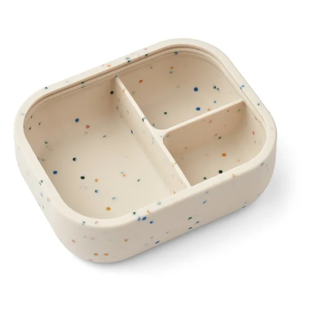 Elinda silicone lunch box | Splash dots/Sea shell 