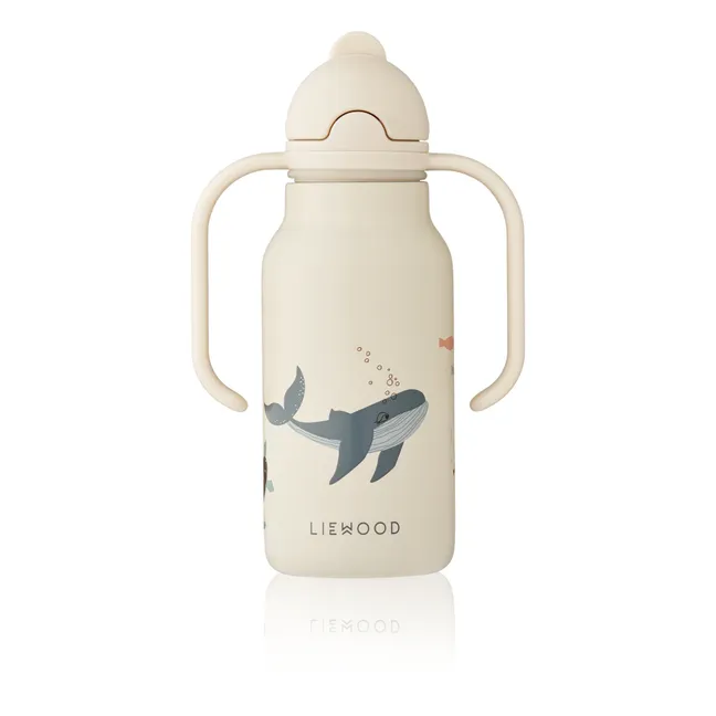 Kimmie Trinkflasche aus Edelstahl - 250 ml  | Sea creature/Sandy