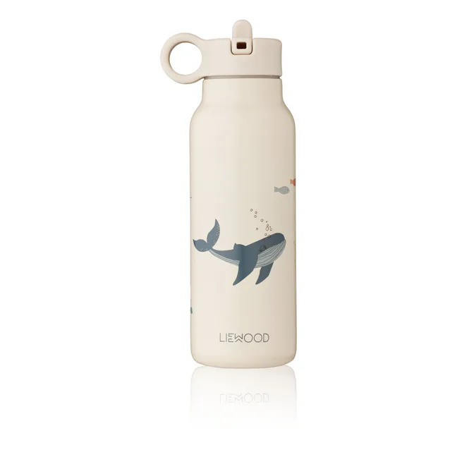 Falk stainless steel water bottle - 350 ml | Sea creature/Sandy