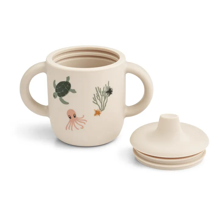 Taza de entrenamiento de silicona Neil | Sea creature/Sandy- Imagen del producto n°3