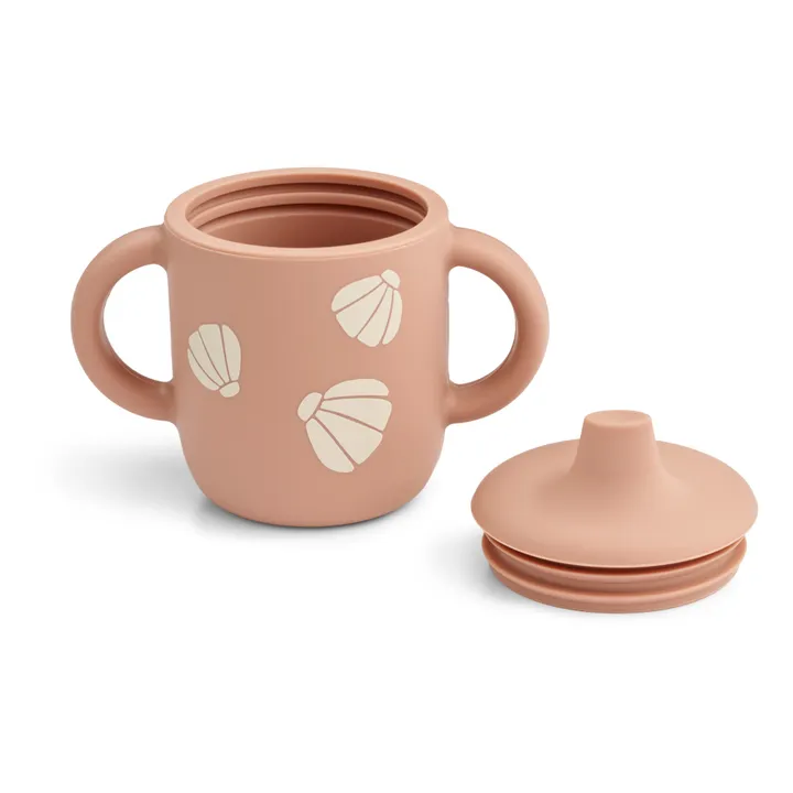 Taza de entrenamiento de silicona Neil | Shell/Pale tuscany- Imagen del producto n°3