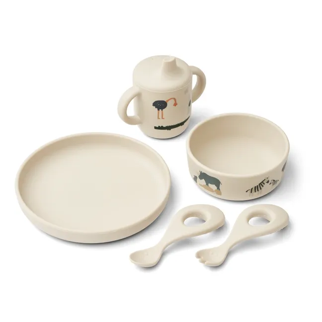 Set di stoviglie in silicone Ryle | All together/Sandy