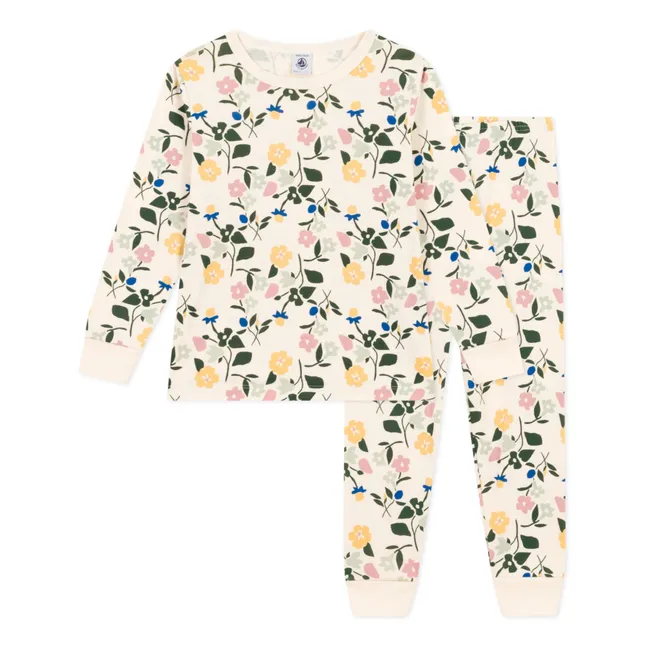 Ensemble Pyjama Mama Fleurs | Beige