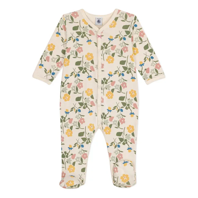 Mila Flowers pyjamas | Beige