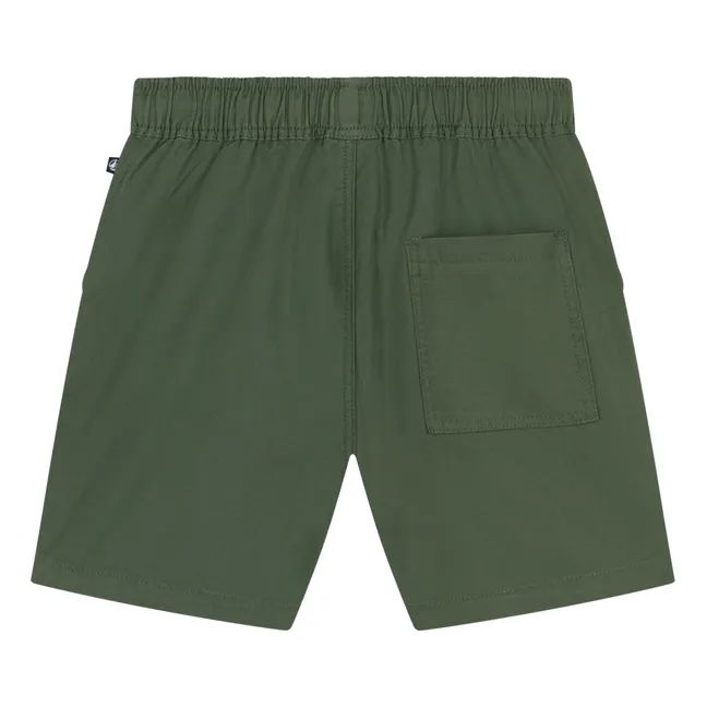 Merlin Cotton Linen Shorts | Khaki