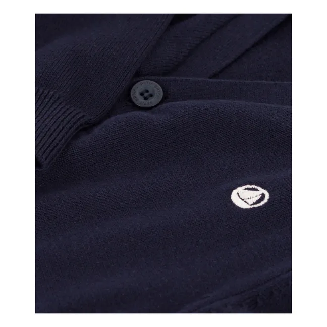 Mylo Point Jersey waistcoat | Navy blue