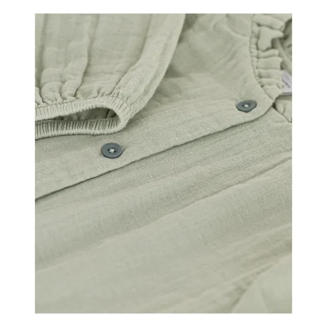 Blusa de gasa de algodón Marilou | Salvia