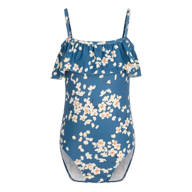 Madame Blossom 1-piece swimming costume | Blue