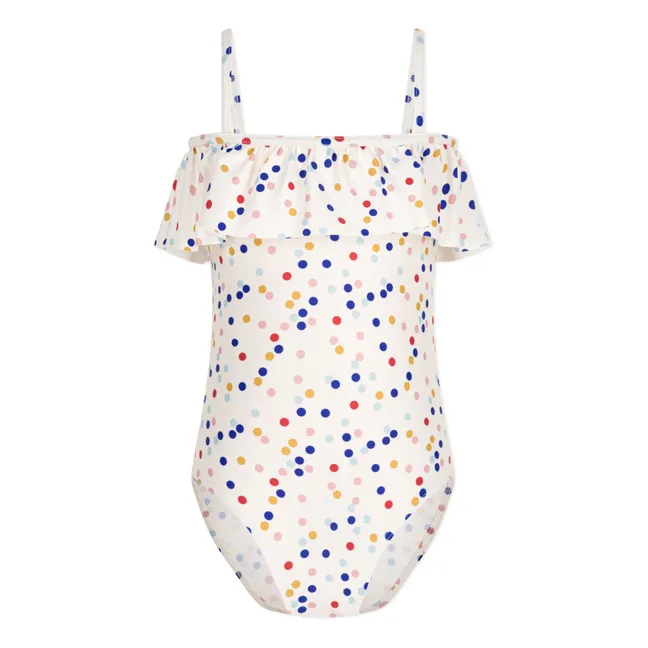 Mulan Confetti 1-Piece Swimsuit | White