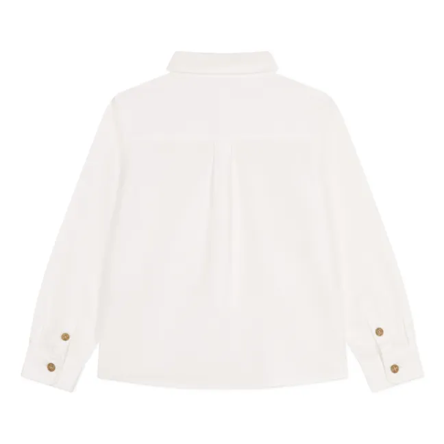 Camicia Moda Piquée | Bianco