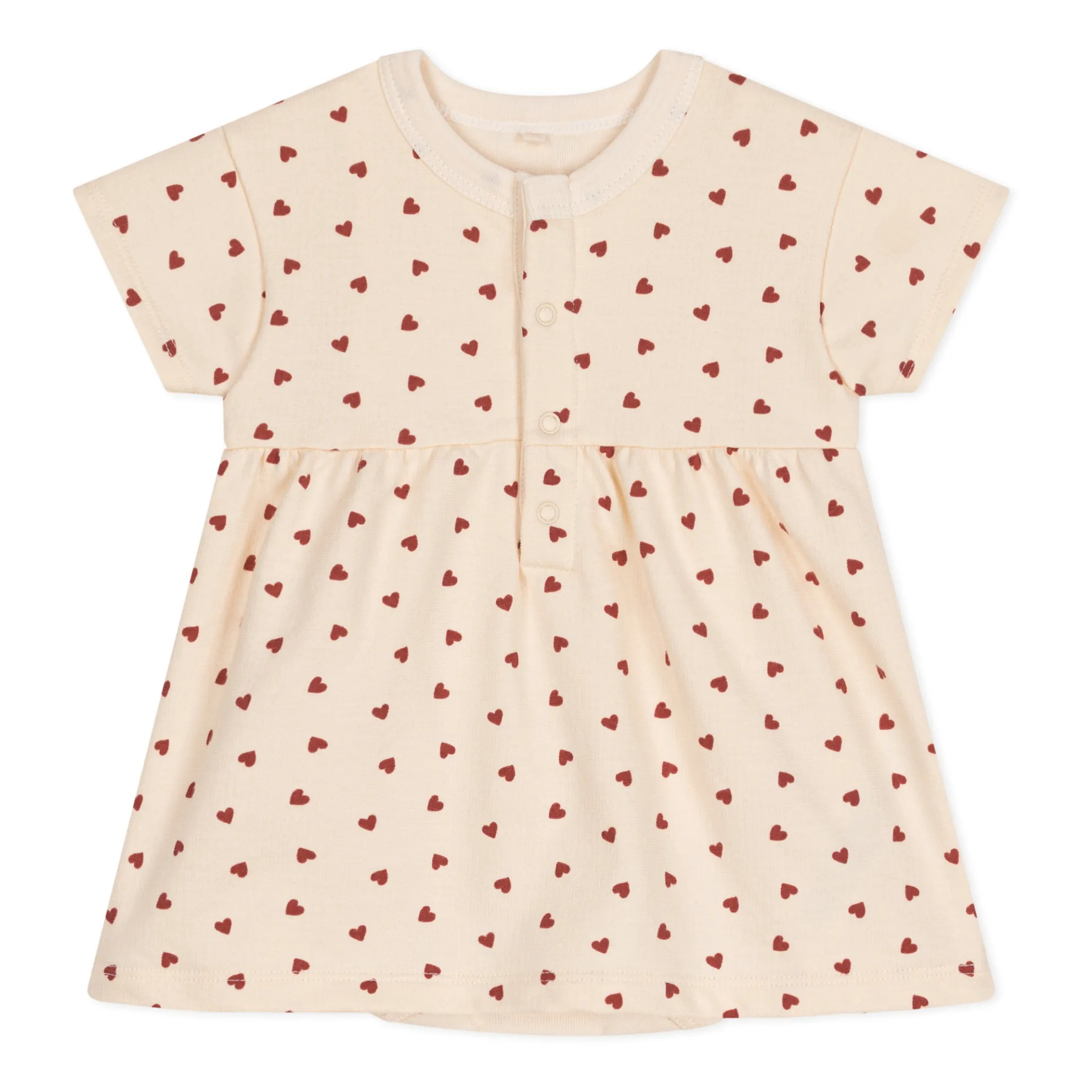 Petit Bateau Beige Marilene Molleton Dress