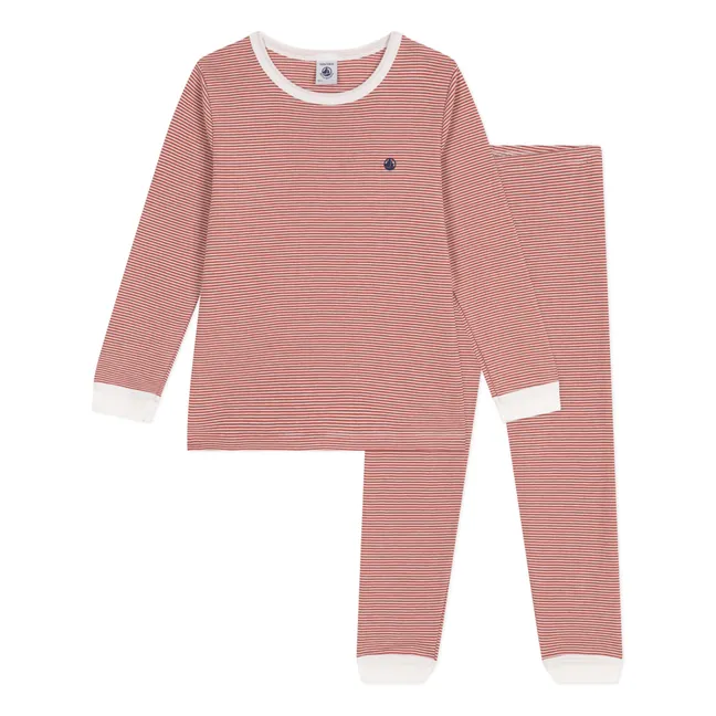 Mamou Striped Pyjama Set | Terracotta