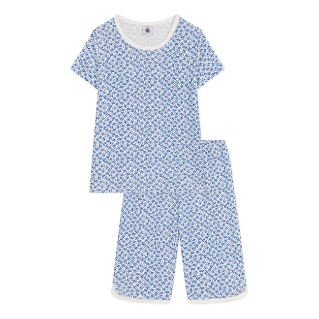 Naoshima Mango Pyjama Set | Blue