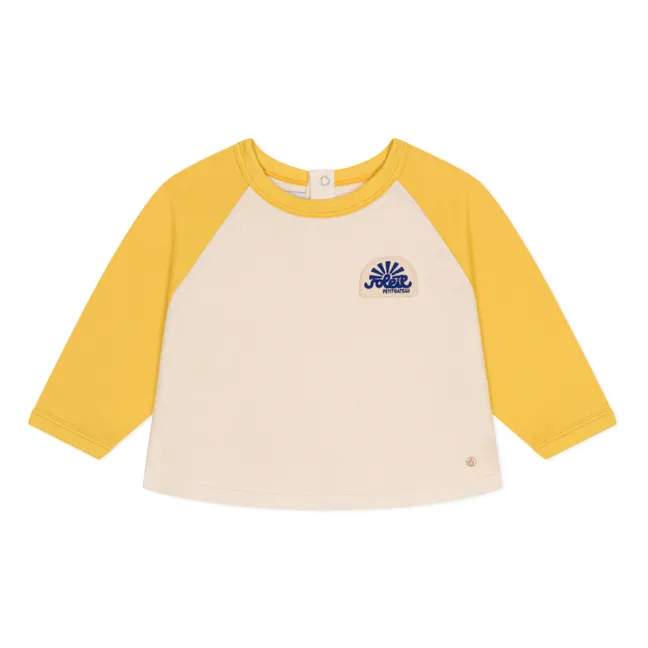 Colorbloc model sweatshirt | Yellow