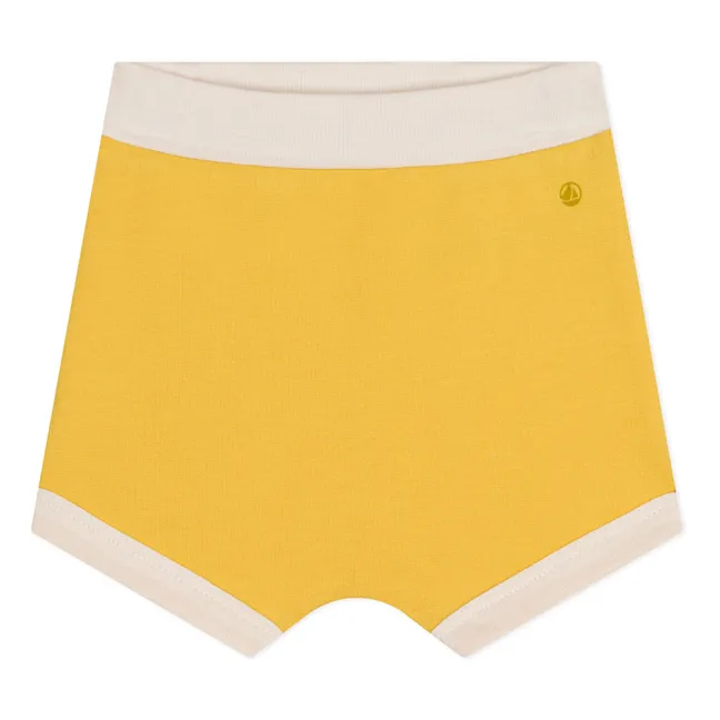 Mimosa fleece shorts | Mustard