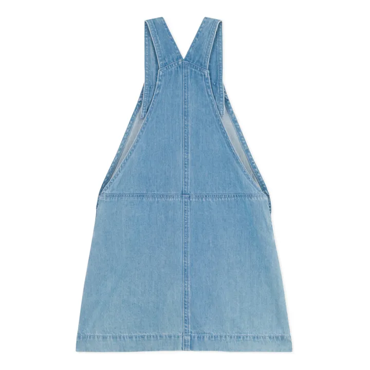 Robe Salopette Meduse Denim | Bleu jean- Image produit n°3