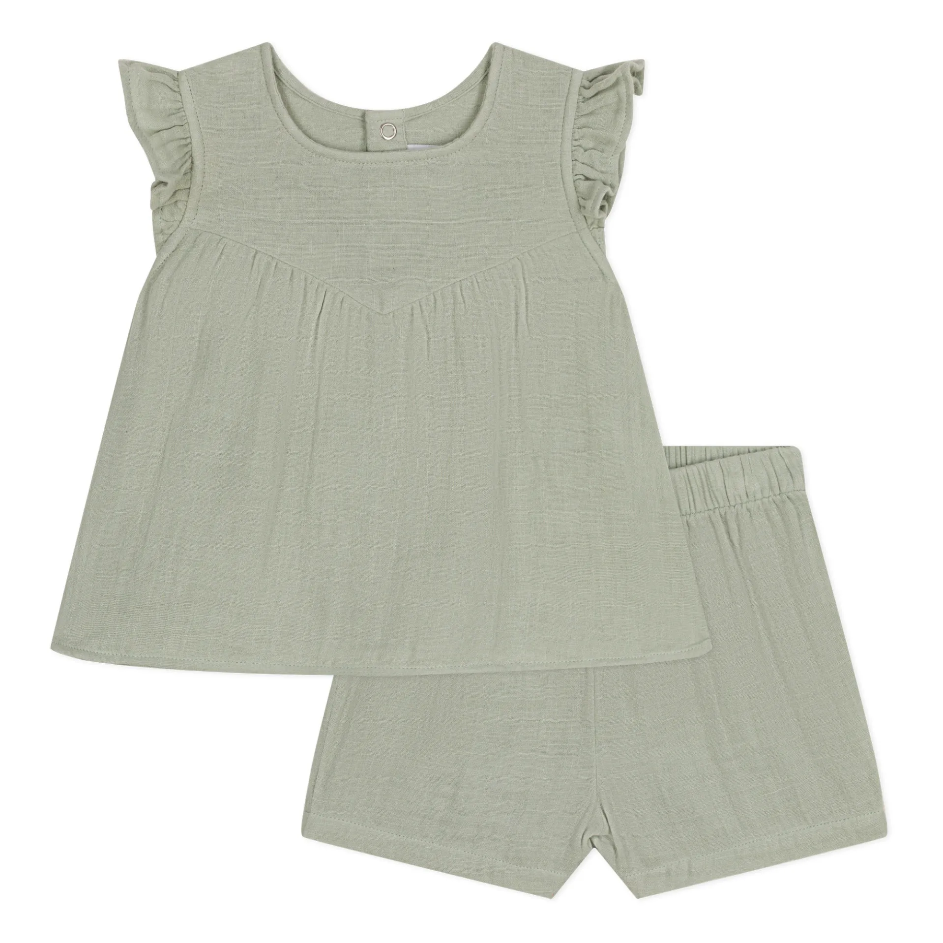 Petit Bateau Sage Marfallo Cotton Gauze Set