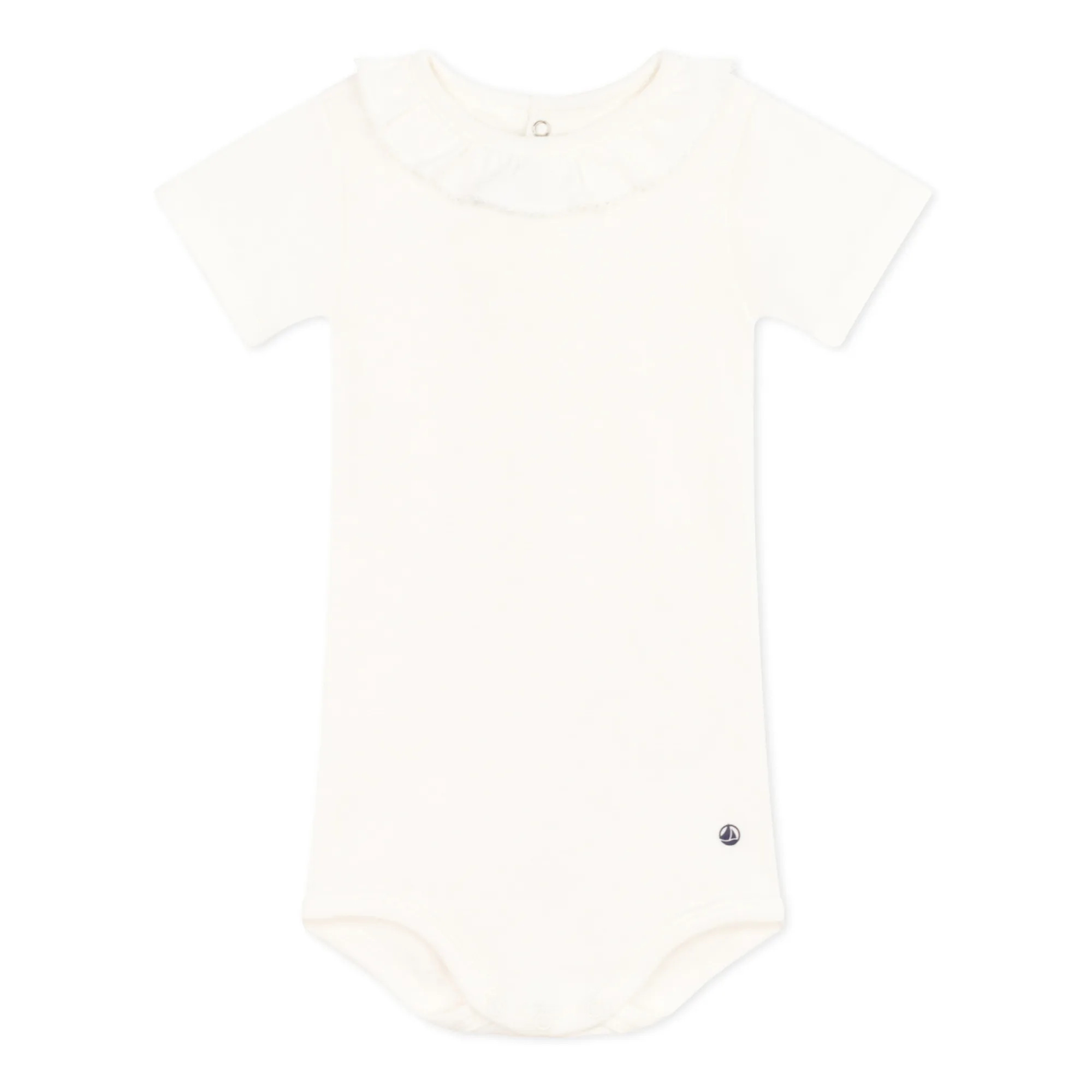 Petit Bateau Ecru Body Maggie Volants