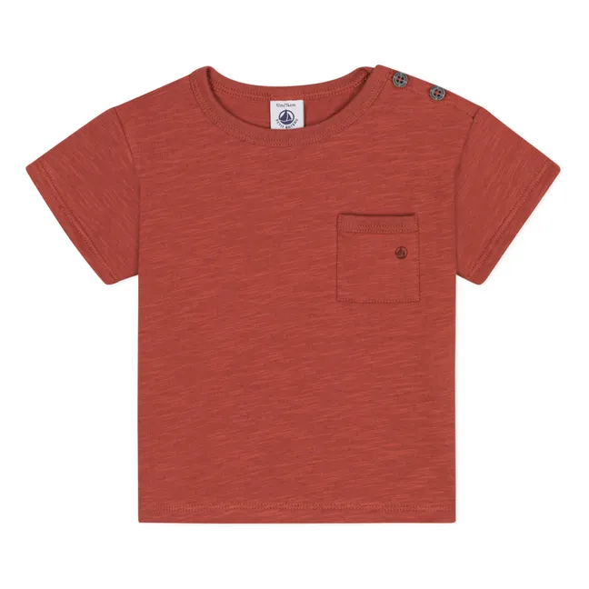 Marmiton Jersey Flamed T-shirt | Terracotta