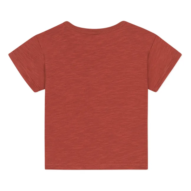 Marmiton Jersey Flamed T-shirt | Terracotta