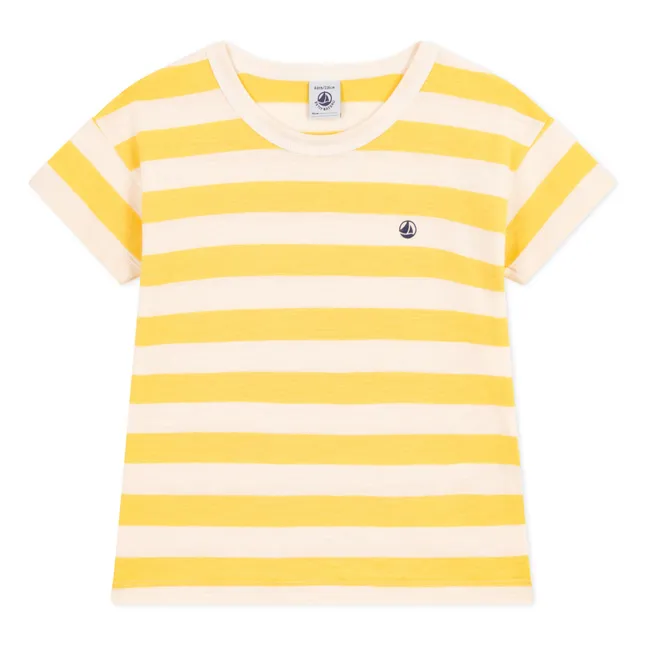 Marceau Jersey Flamed T-shirt | Yellow