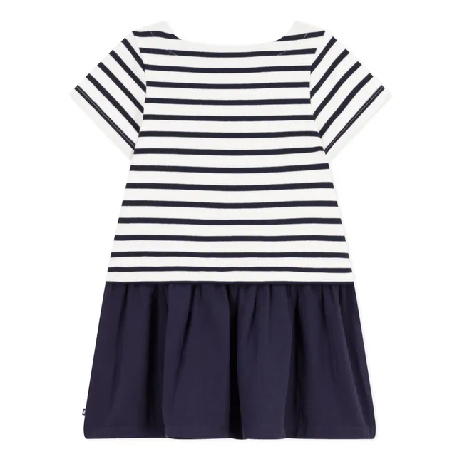 Striped Louette Dress | Navy blue
