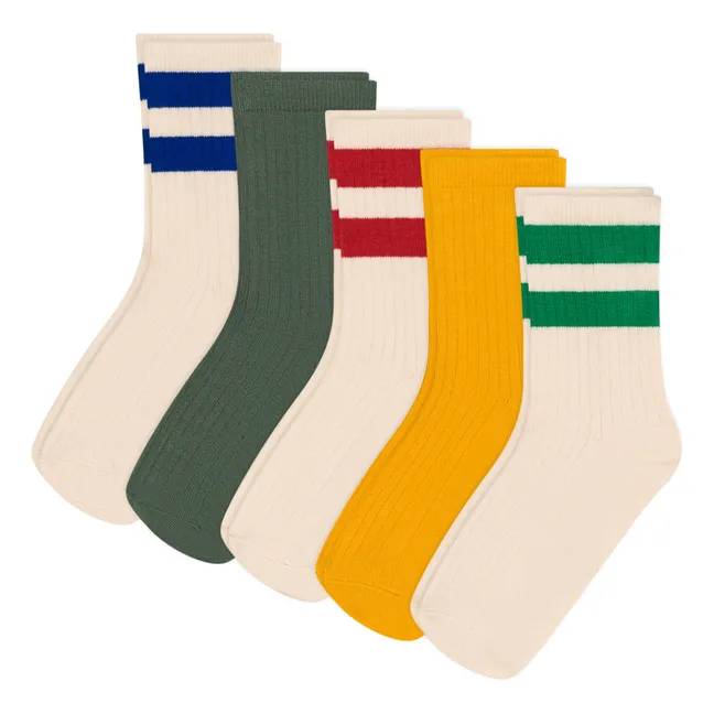 Confezione da 5 calzini sportivi | Ecru