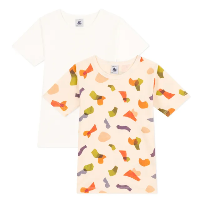 Set of 2 Minimodulo T-shirts | Beige