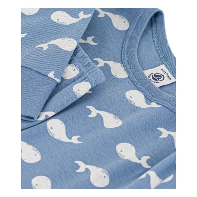 Maeline Conjunto de pijama Ballenas | Azul