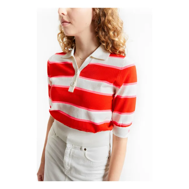 Polo Portland Maille | Rouge