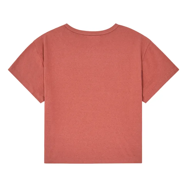 T-Shirt Hi'aka Recycled 260g | Dunkelrot