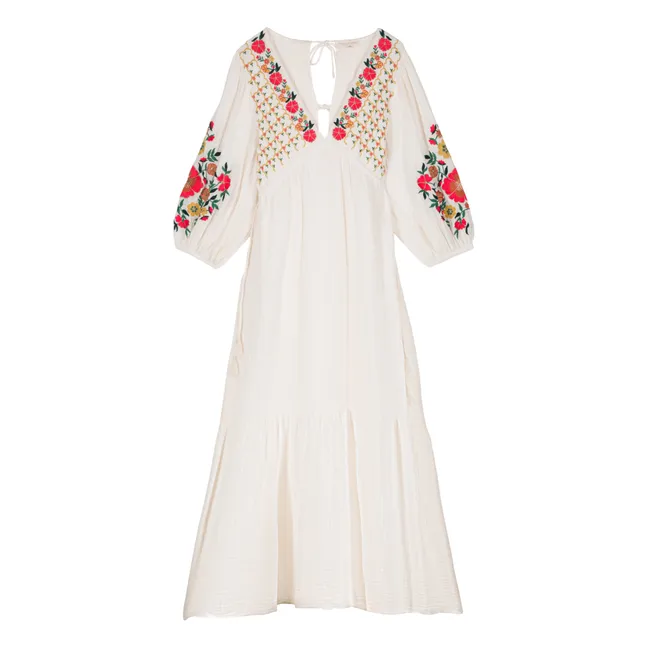 Vestido Bali de algodón orgánico - Colección Mujer | Crudo