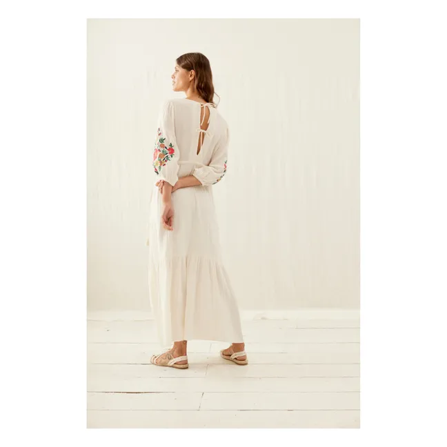 Vestido Bali de algodón orgánico - Colección Mujer | Crudo