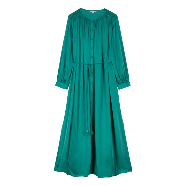 Robe Djina - Collection Femme | Bleu Vert- Image produit n°0