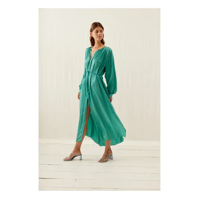 Vestido Djina - Colección de mujer | Azul verde
